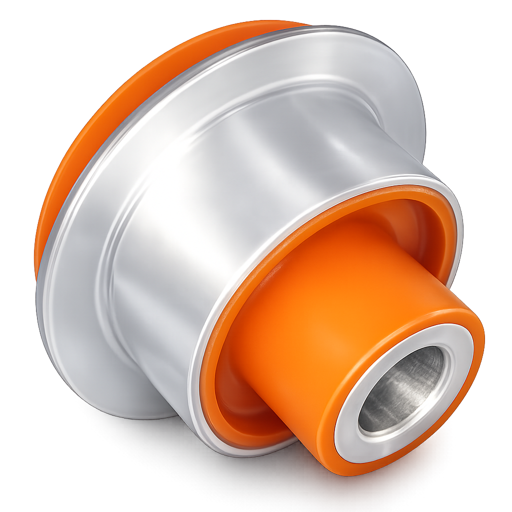 Сайлентблок із зовнішньою обоймою з фланцем оптом від PolyPro