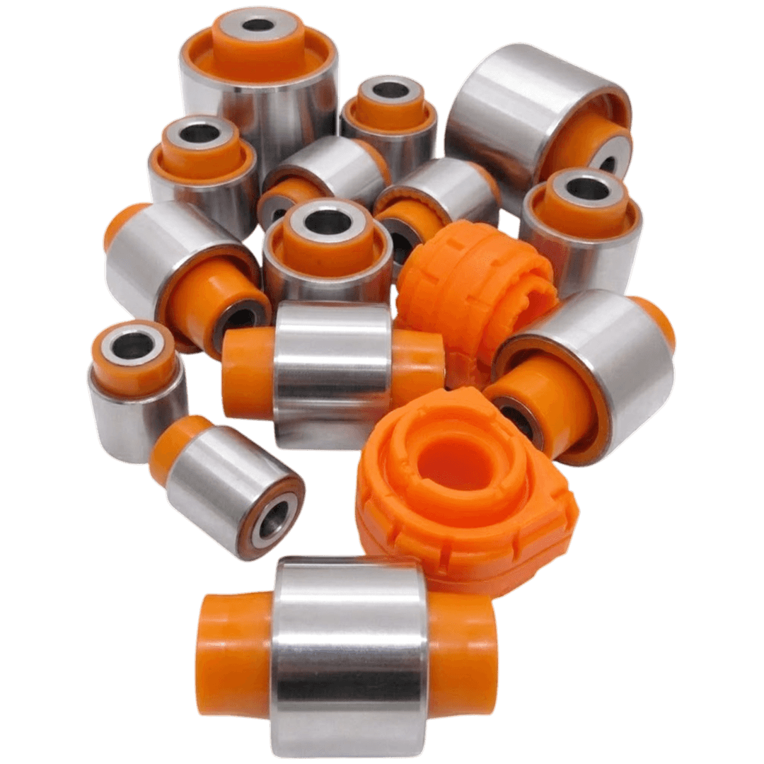 Polyurethane rear suspension kit Skoda Octavia 2004-2013: 1K0511327AQ, 1K0505465K, 1K0501529F, 1K0501530C, 1K0505541D, 1K0505223K, 1K0505224K, 1K0505323N, 1K0505311AB, 1K0505553A wholesale from PolyPro.