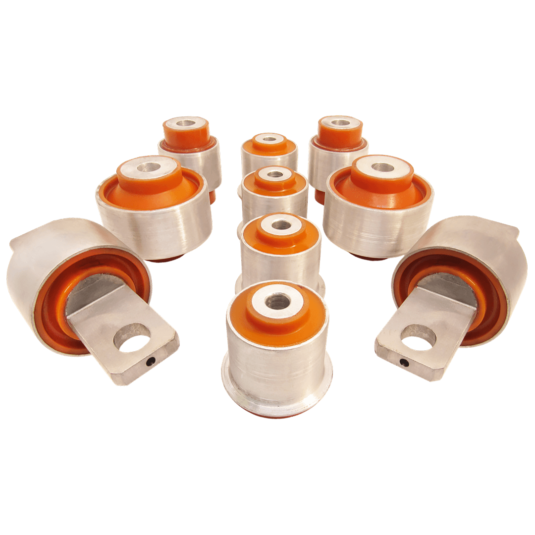 Polyurethane front suspension kit Tesla Model 3 2017-: 1044326-00-J, 104432600J, 1044321-00-J, 104432100J, 1044324-00-F, 104432400F, 1044354-00-A, 104435400A, 1044359-00-A, 104435900A, TLAB-001, TLAB001, 6724-M3FLRR, 6724M3FLRR, 6724-M3FLRL, 6724M3FLRL, 1288359-99-B, 128835999B, 1188341-00-C, 118834100C, 1288341-99-B, 128834199B wholesale from PolyPro.