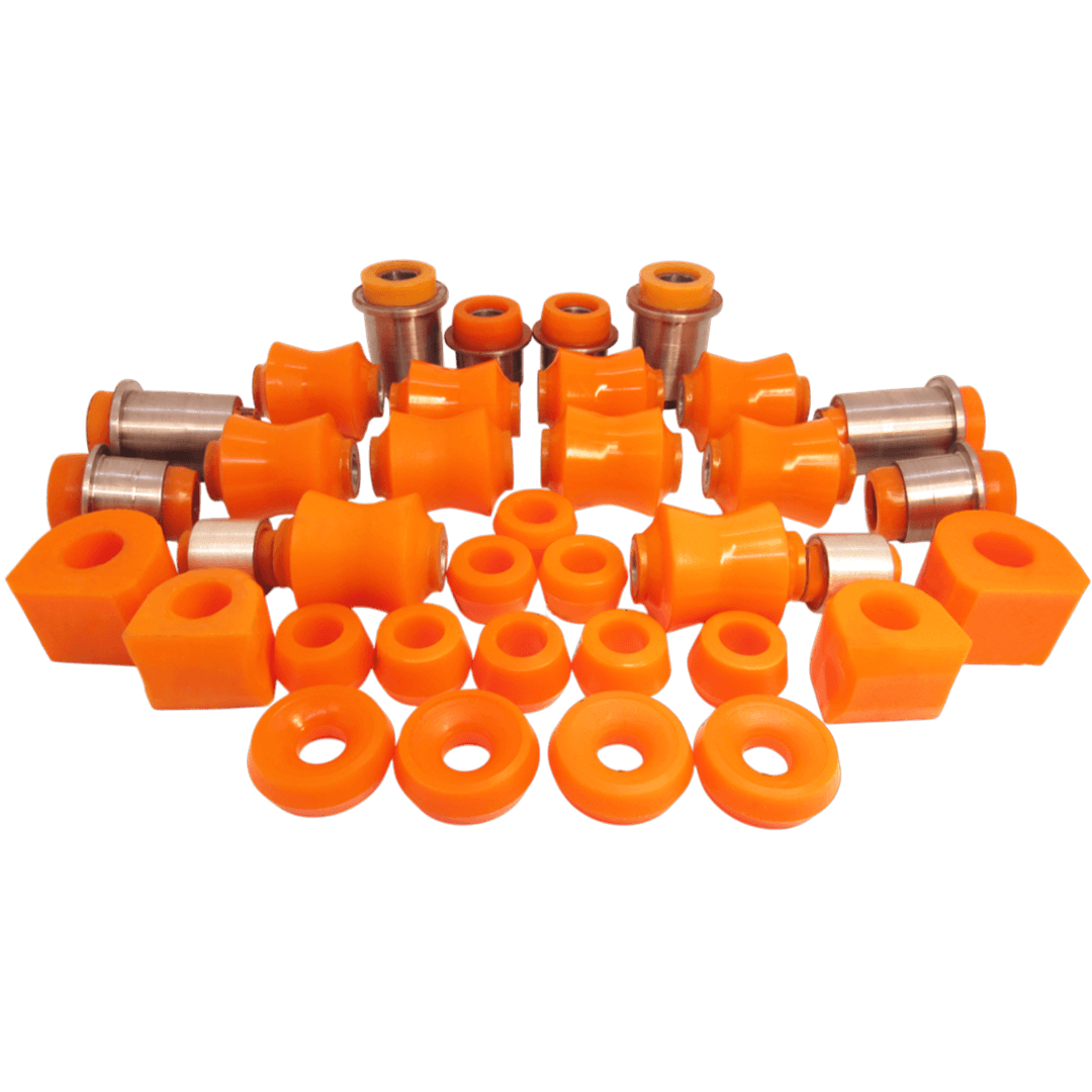 Polyurethane front and rear suspension kit Ваз Нива 1977- SILENT BLOCKS WITH BOILED METAL BUSHINGS: 2121-2906046, 21212906046, 2121-0290604000, 21210290604000, 2121-0290604010, 21210290604010, 2121-2904040, 21212904040, 2101-2904020-01, 2101290402001, 2101-2904040, 21012904040, 2101-2904043, 21012904043, 21010-290402001, 21010290402001, 2101-2904021-01, 2101290402101, 2101-02904021-01, 21010290402101, 2101-2905448, 21012905448, 2101-2905450, 21012905450, 2110-2915450, 21102915450, 2101-2906231, 21012906231, 2101-2919042/9108, 21012919042/9108, 2101-2919042-10, 2101291904210, 2121-2919042, 21212919042 wholesale from PolyPro.