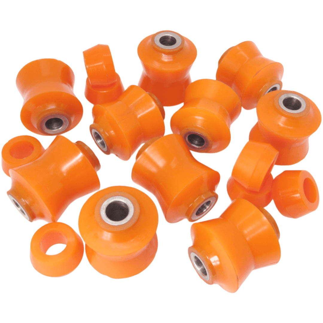 Polyurethane rear suspension kit Ваз Нива 1977- SILENT BLOCKS WITH BOILED METAL BUSHINGS: 2101-2906231, 21012906231, 2101-2919042/9108, 21012919042/9108, 2101-2919042-10, 2101291904210, 2121-2919042, 21212919042 wholesale from PolyPro.