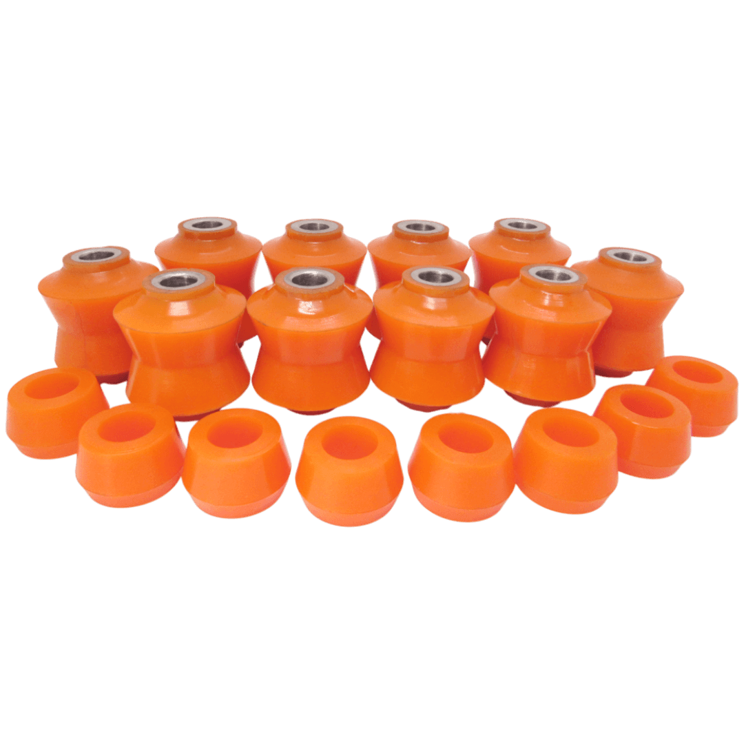 Polyurethane rear suspension kit Ваз Нива 1977- SILENT BLOCKS WITH BOILED METAL BUSHINGS: 2101-2906231, 21012906231, 2101-2919042/9108, 21012919042/9108, 2101-2919042-10, 2101291904210, 2121-2919042, 21212919042 wholesale from PolyPro.