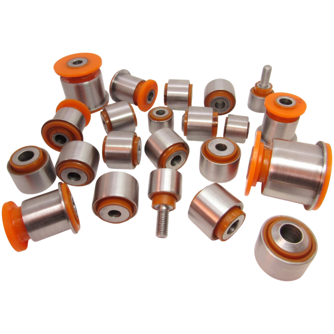 Polyurethane rear suspension kit Volkswagen Touareg 2010-2018: VWAB003, 7L0501529D, 7P0501529, 7P0501530, 7L0505398, 7L0505312B, 7L0501529C, 7L8501529 A, 7L0505397, 7L0 505 554, 955 331 045 30, 955 331 045 31, 955 331 045 32, VWAB001, 7L0505323A, 95533104900, 7L0 505 375 A, 955 331 047 10, VWAB002, VWAB-005, 7L0505311B, 95533101811, 95534158810, 7P0505311E, 7P0505312E, 7L0505466D, 7L0505465D, 7L0505466A, 7L0505466B, 7L0505466C, 2323-001RH, 2323-001LH, 7L0 505 465 C, 7L0 505 465 A, 7L8 505 465, L8 505 466, 7L8 505 466 B, 7L8 505 465 A, 7L8 505 466 A, 7L8505466, 7L0 505 465 B, 7L8 505 465 B, 955 333 069 21, 955 333 069 10, 955 333 069 11, 955 333 070 21, 955 333 070 10, VWAB-004 wholesale from PolyPro.