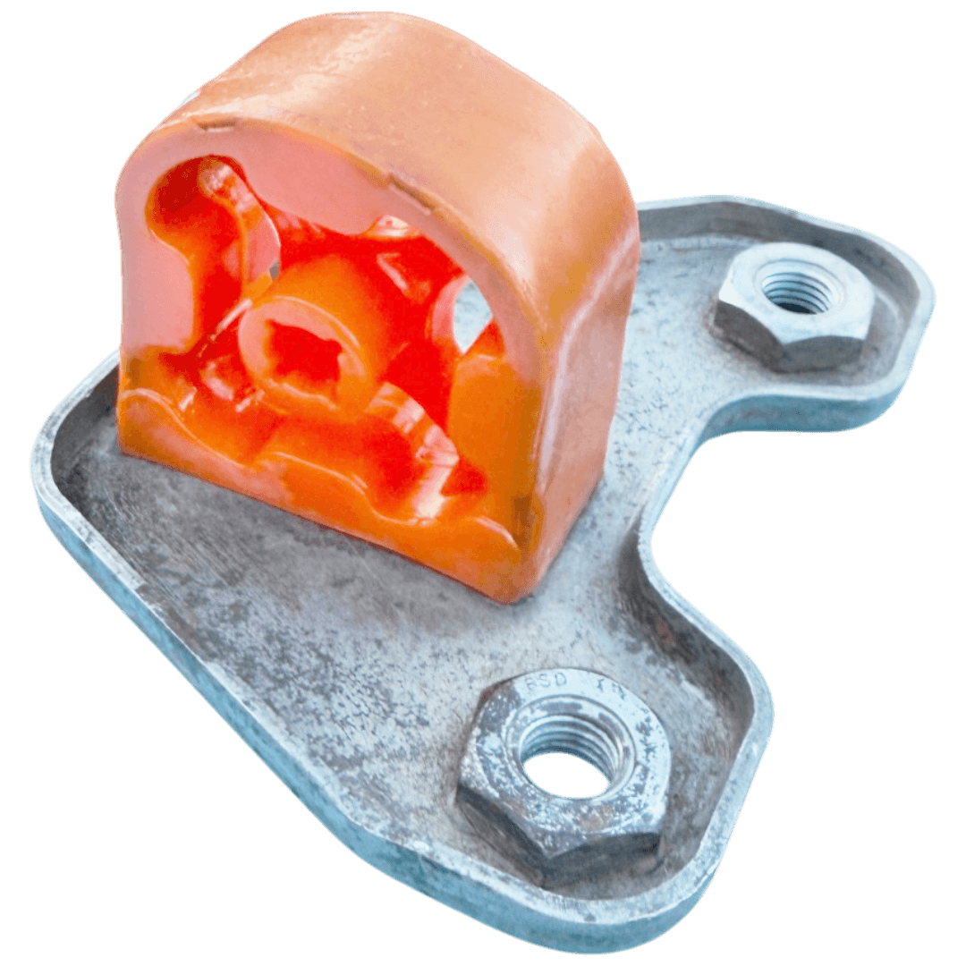 Polyurethane rear muffler mounting pad Fiat 500X 2014- wholesale from PolyPro